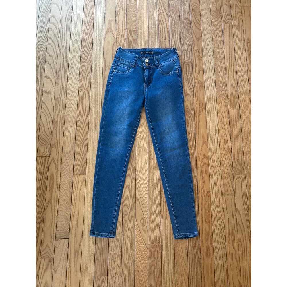 Jeans women's juniors Latina Hispanic blue denim skinny vintage Y2K 2000's nwot